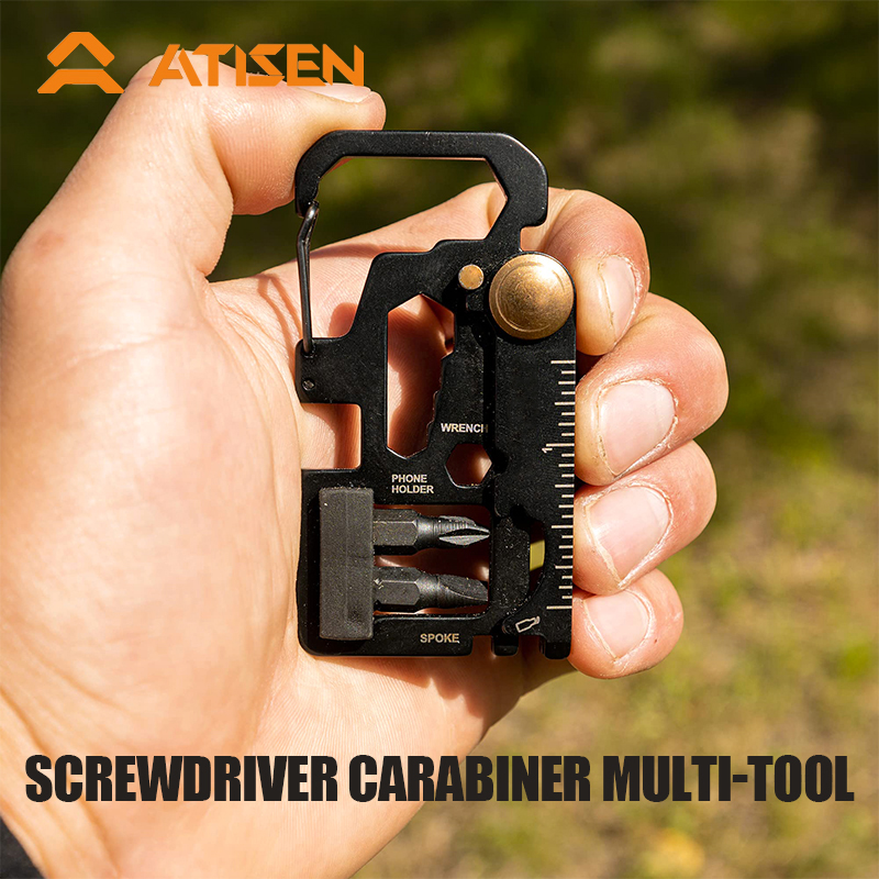 Multitool Credit Card - Carte de poche portefeuille multi-outils-ouvre-bouteille multifonction