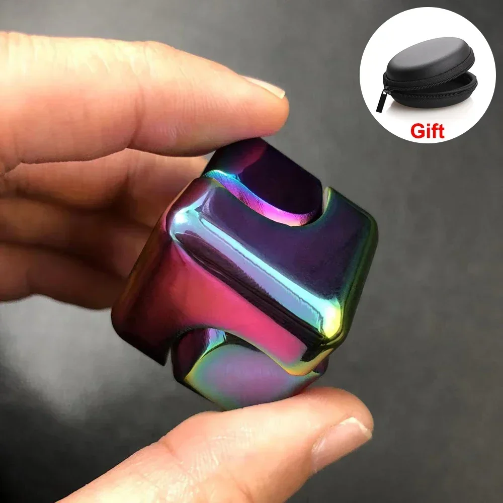 Fidget Spinner Bearing - Gyroscope rotatif en forme de Cube