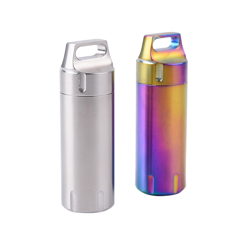 Pill Fob Capsule - Conteneur de stockage étanche à l'air,