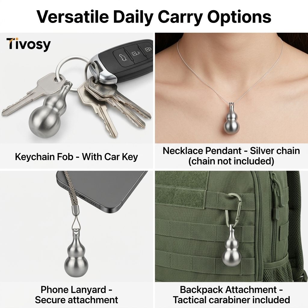 Tivosy Porte-pilules en titane - Pill Fob Capsule avis et prix