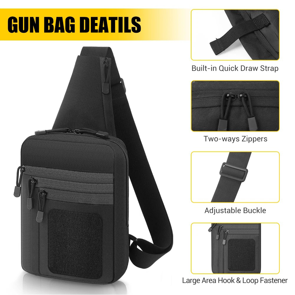 Sac de transport dissimulé pou - Edc Pistol Carry Bag avis et prix