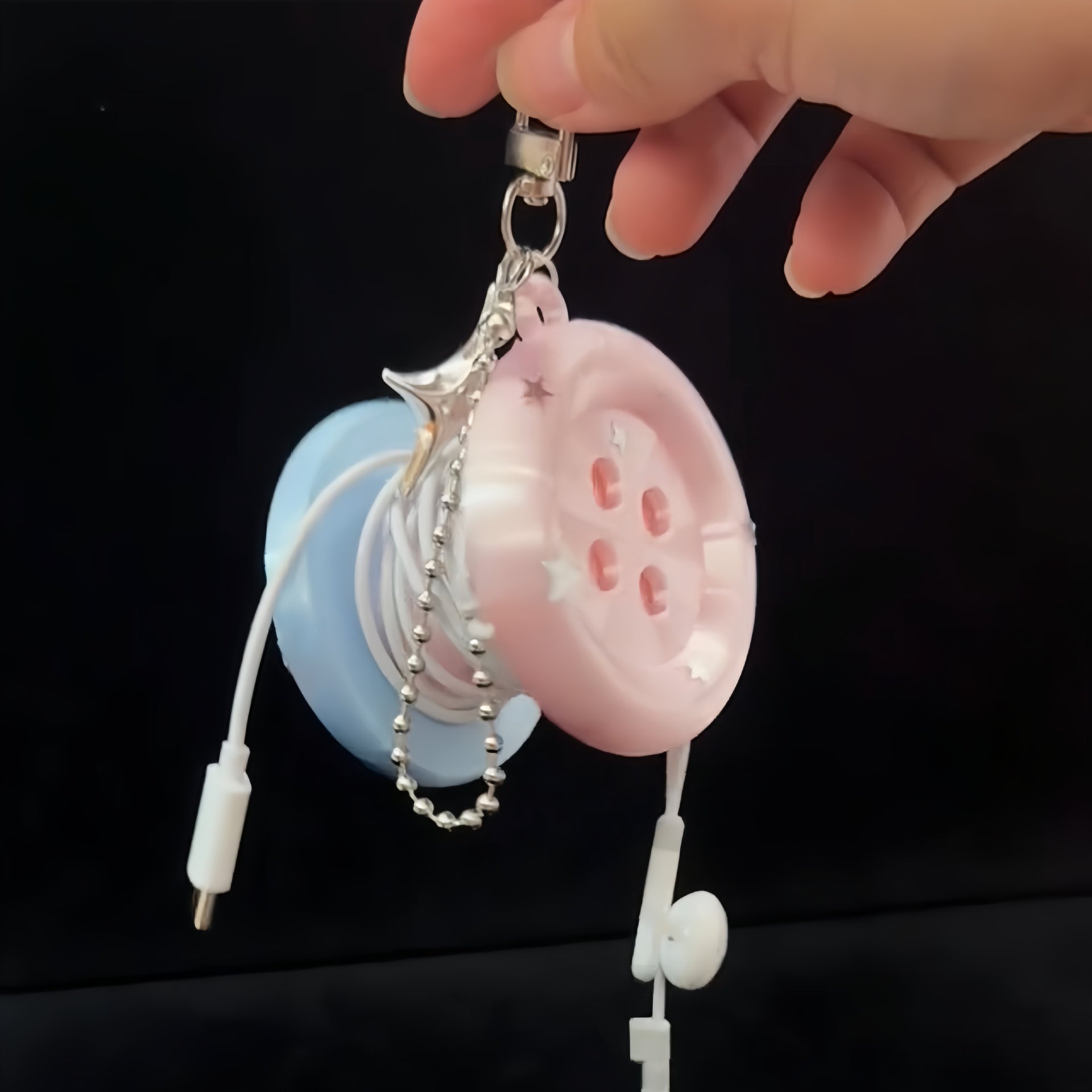 Porte-clés Étoile 3D Kawaii av - Cable Winder Keychain avis et prix