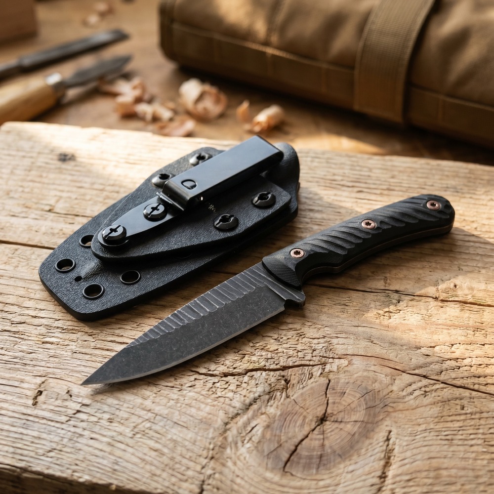 Couteau de Bushcraft à lame pl - Edc Concealed Carry Knife avis et prix