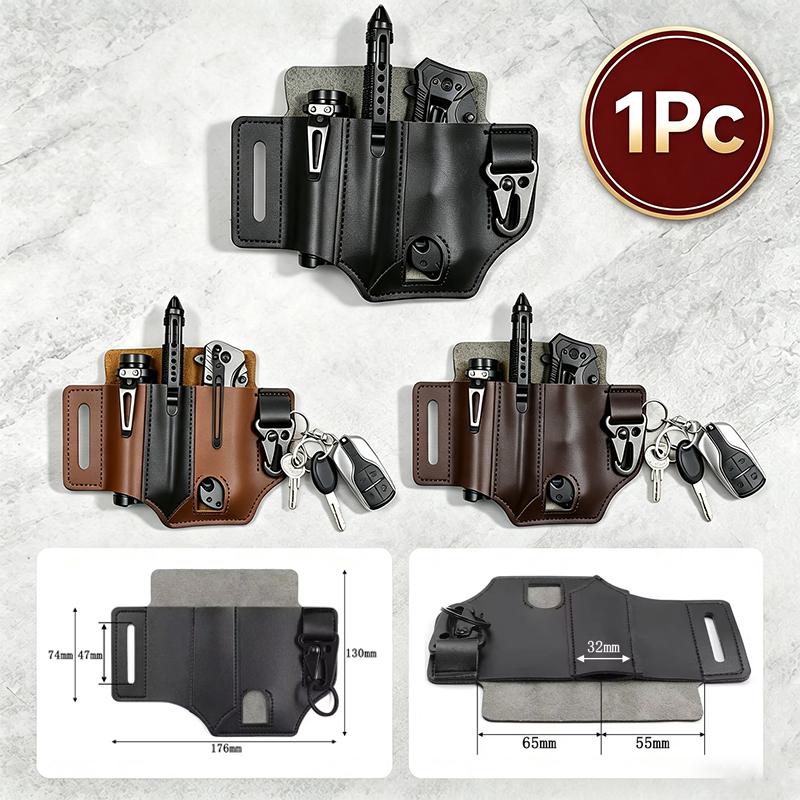 Cintre de taille en cuir de va - Leather Edc. Carry Pouch avis et prix