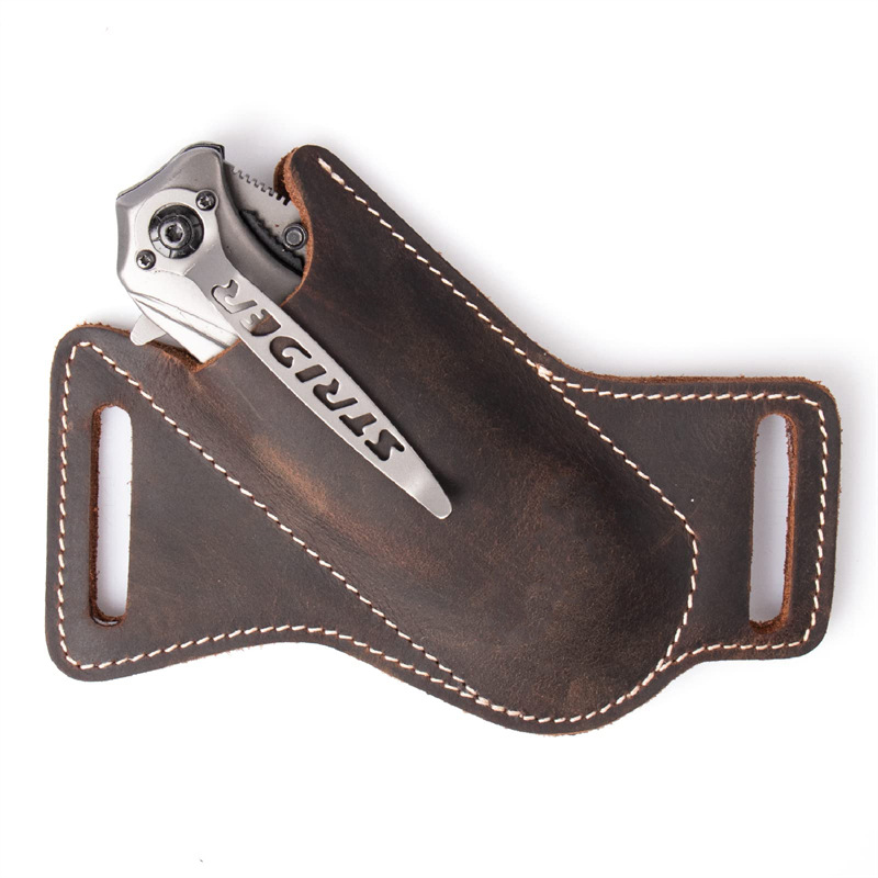 Porte-couteaux pliants en cuir - Edc Everyday Carry Knives avis et prix