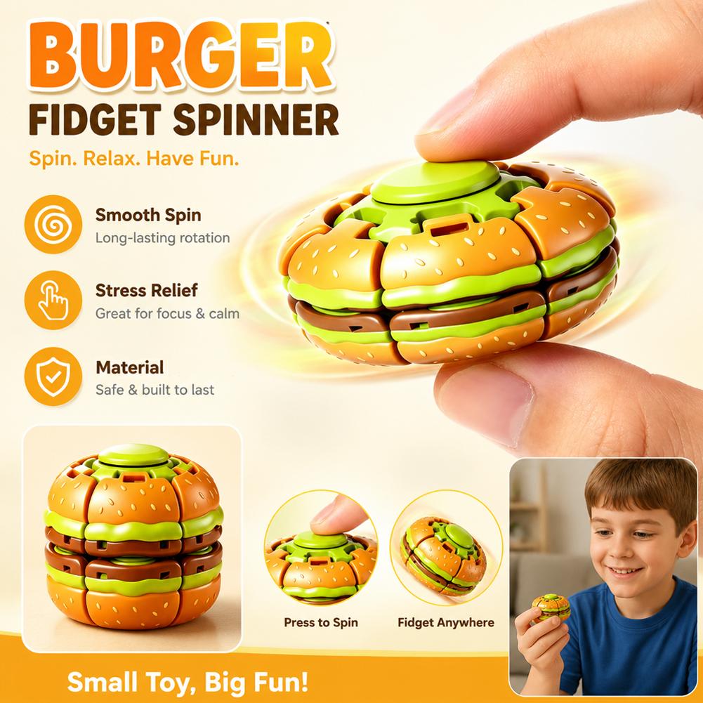 Jouet anti-stress Humburger Fi - Fidget Spinner Bearing avis et prix