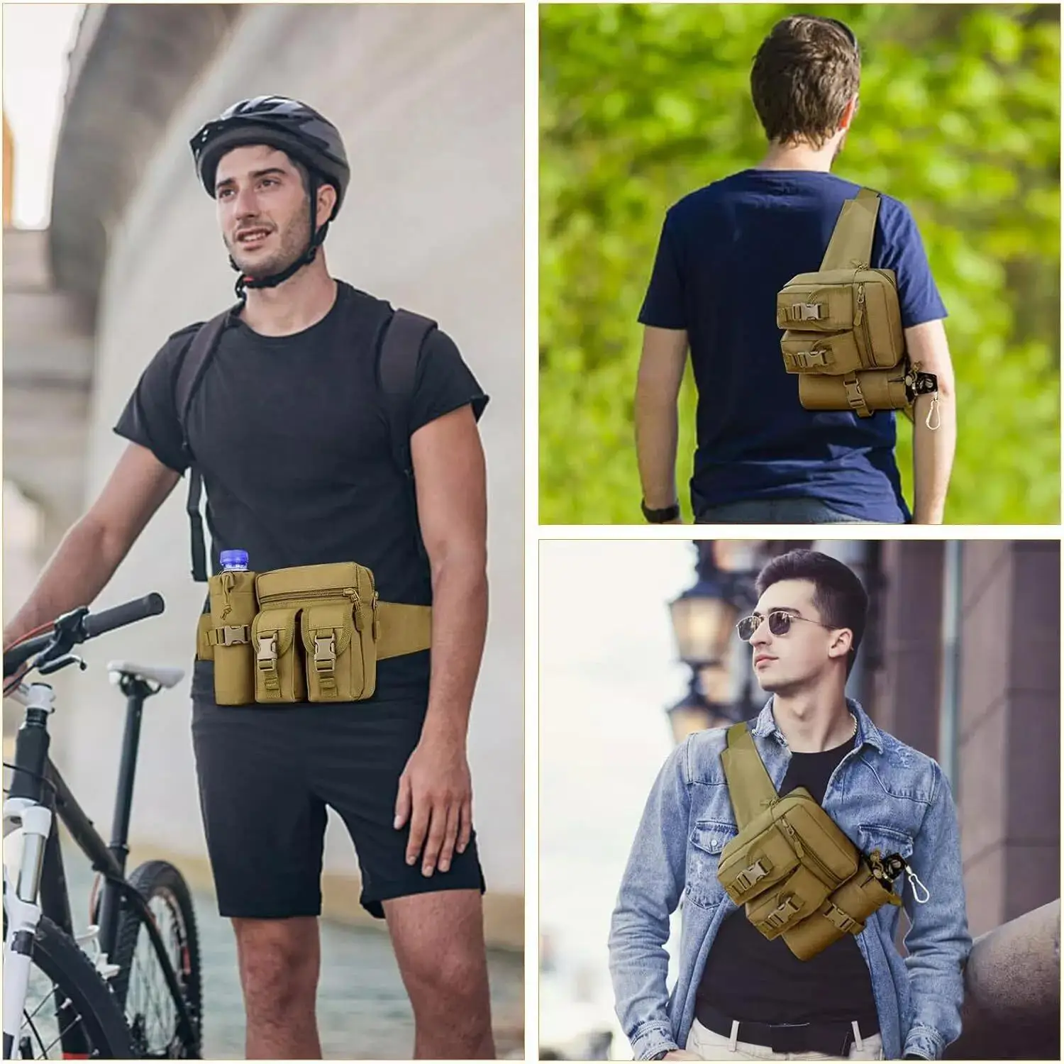 Sac banane tactique pour homme - Edc Pistol Carry Bag avis et prix
