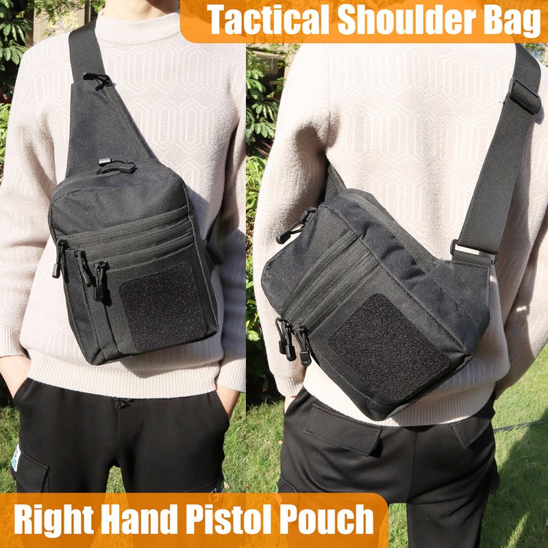 Nouveau sac de poitrine tactiq - Edc Pistol Carry Bag avis et prix