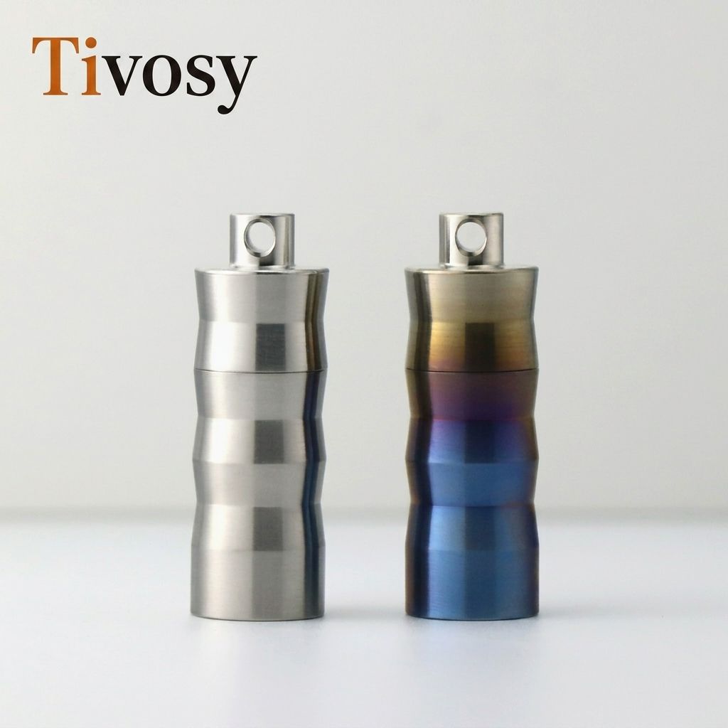Tivosy Porte-pilules en titane - Pill Fob Capsule avis et prix